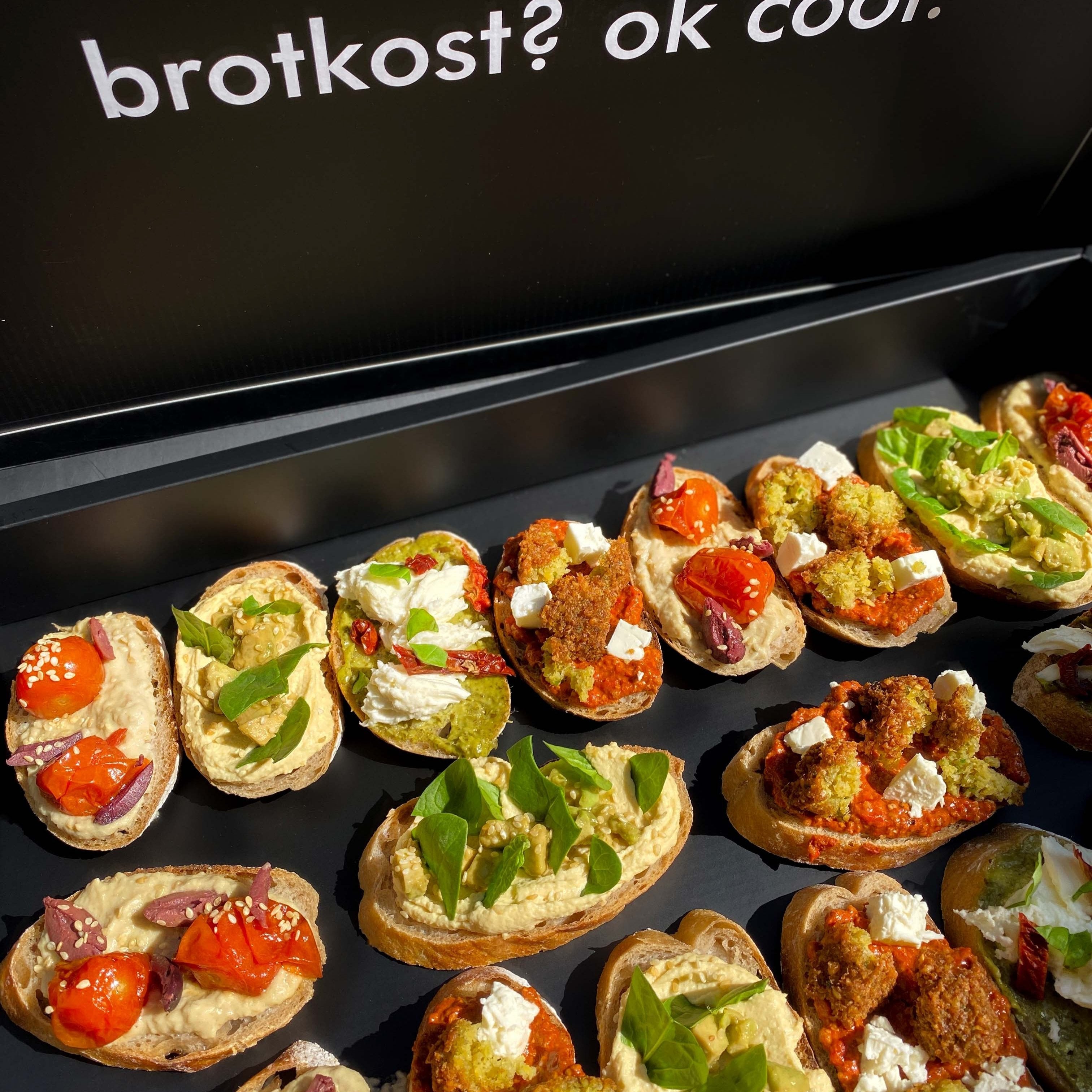 Individuelle Brötchen-Box