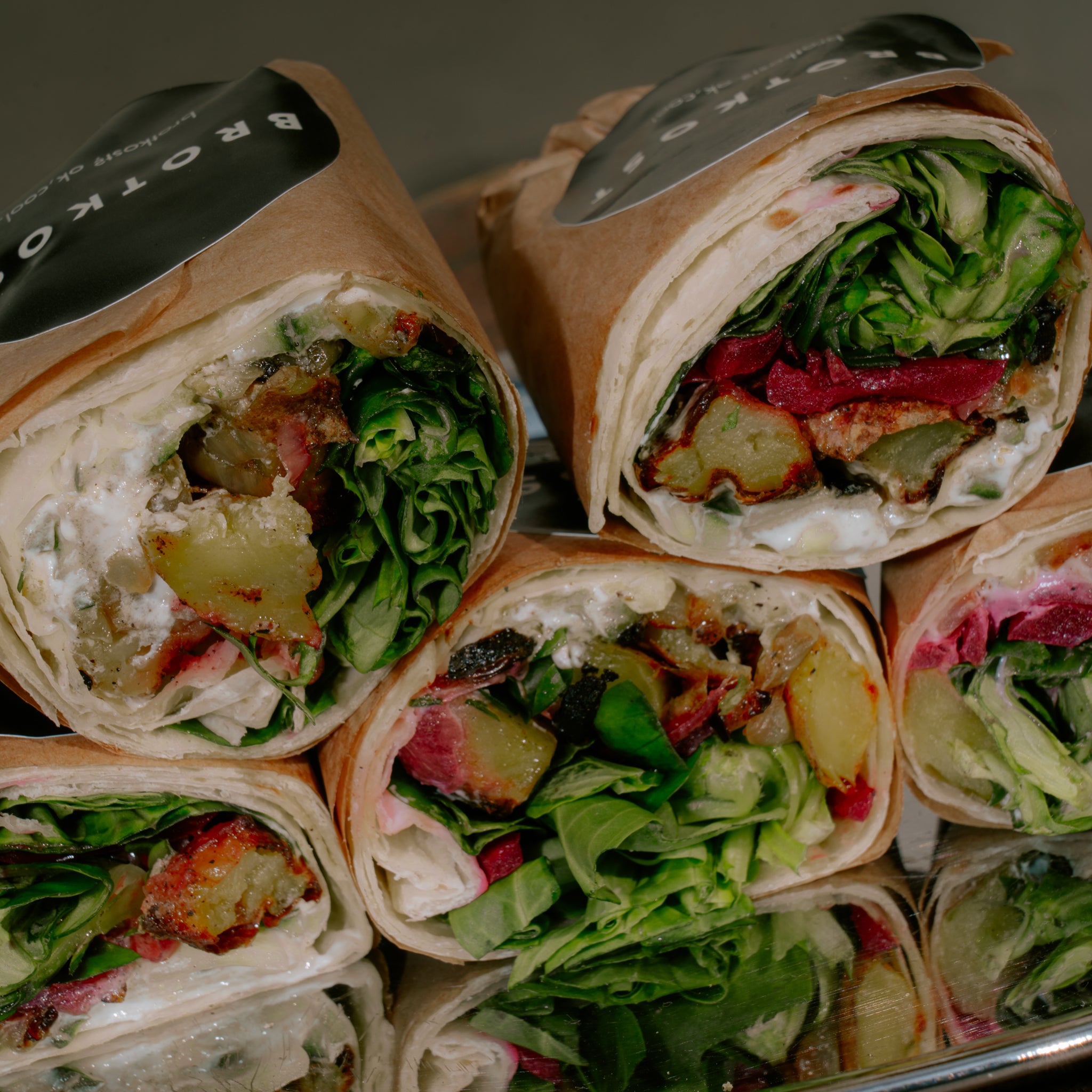 Gemischte Wrap-Box (24 Hälften)