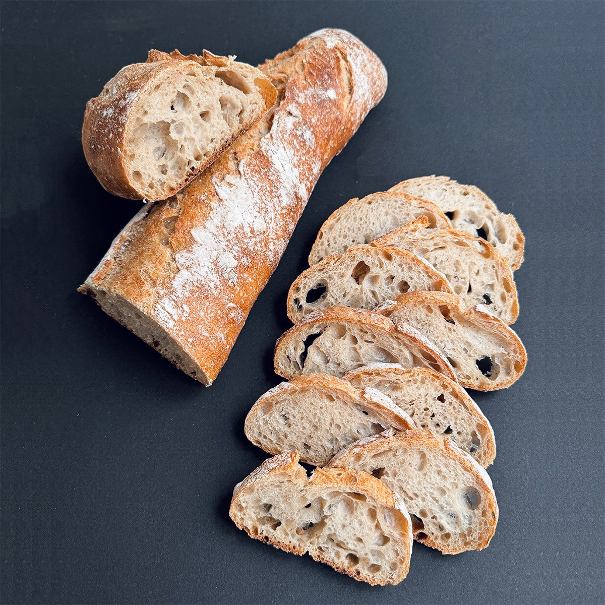 10 zusätzliche Scheiben Sauerteig Brot