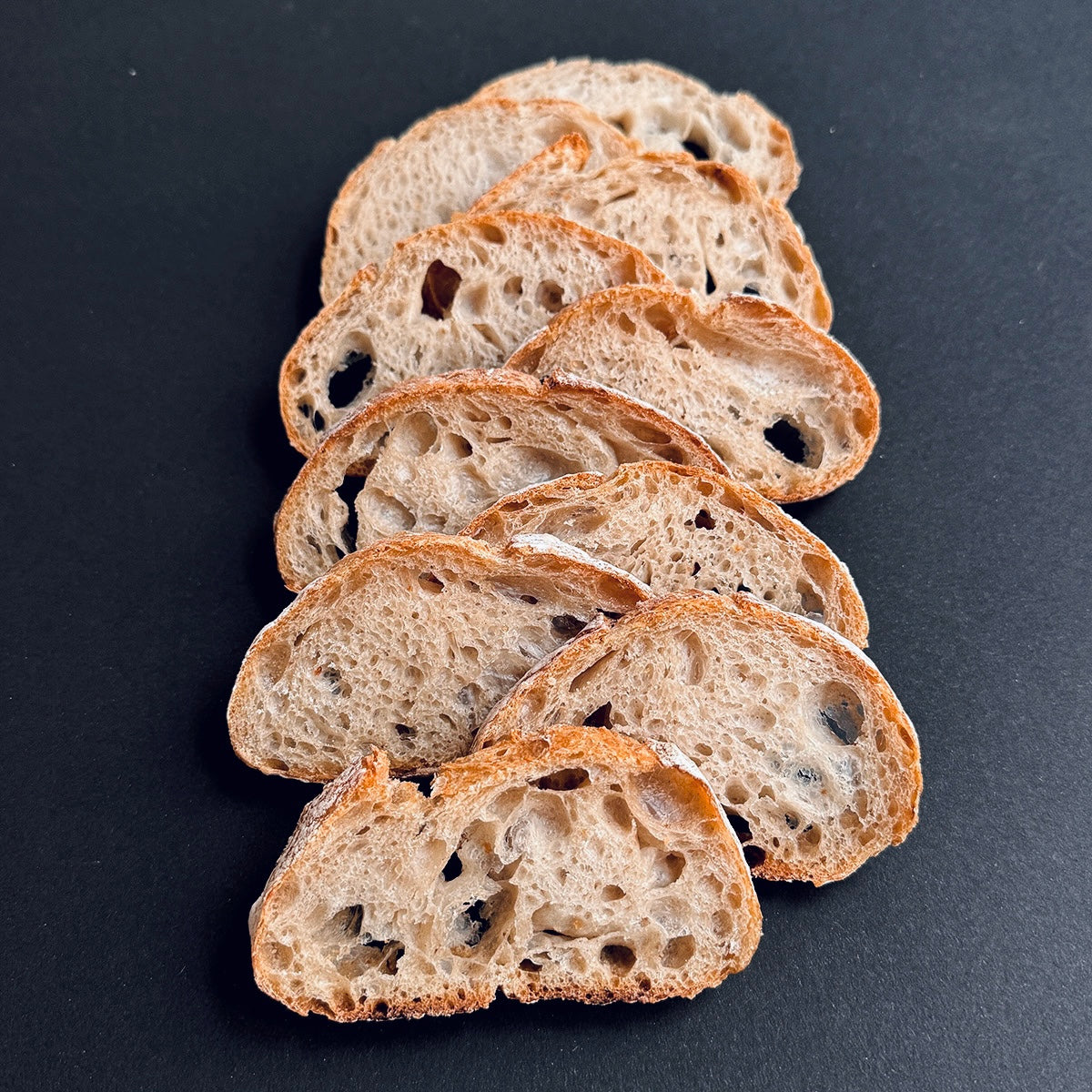 10 zusätzliche Scheiben Sauerteig Brot