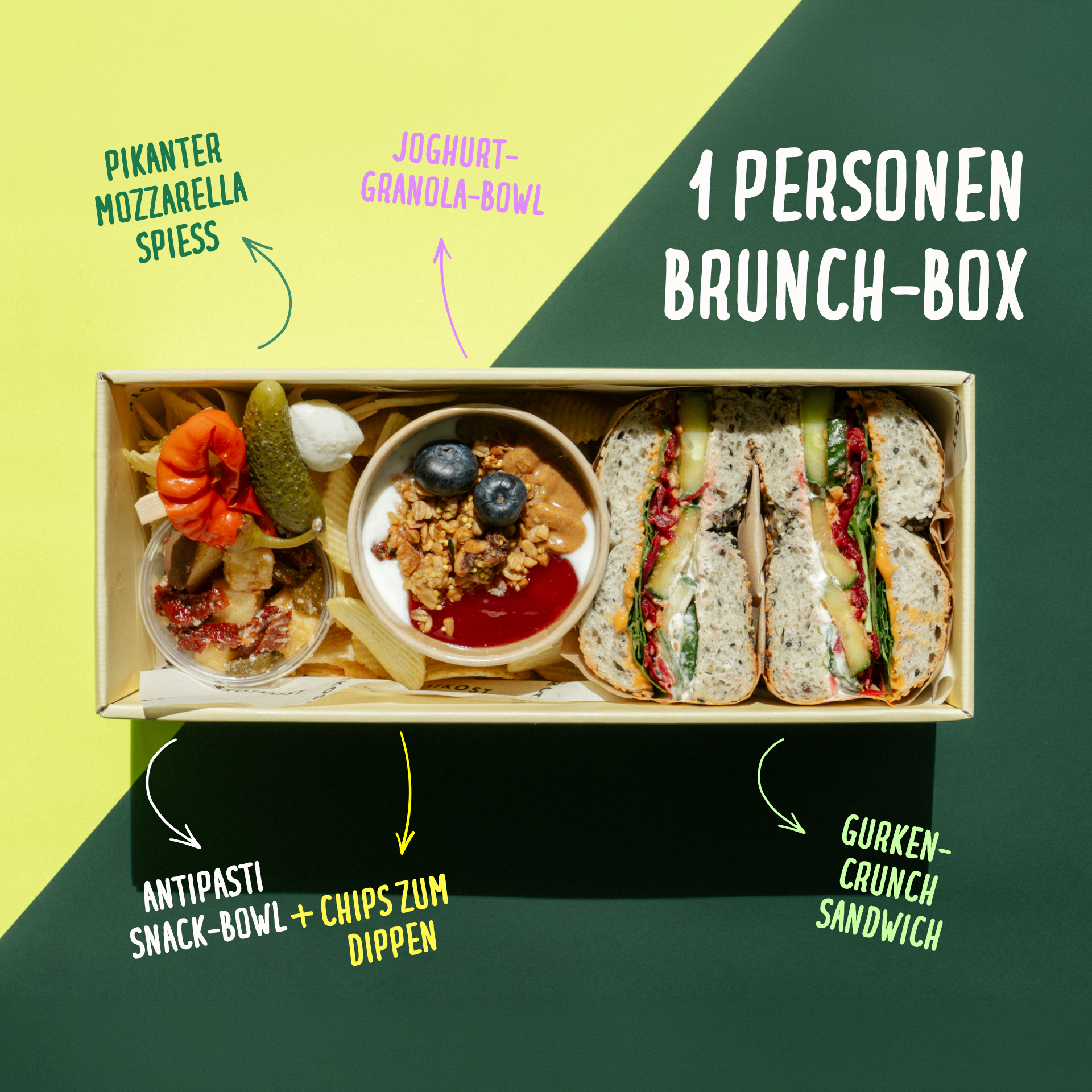 Brunch-Box für 1 Person