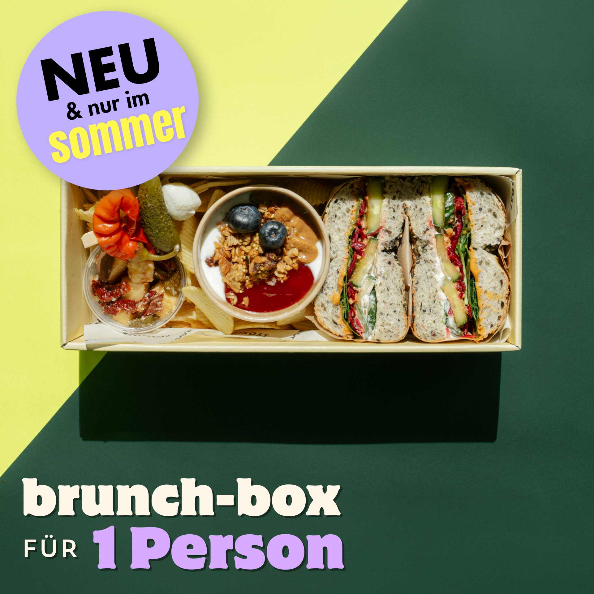 Brunch-Box für 1 Person
